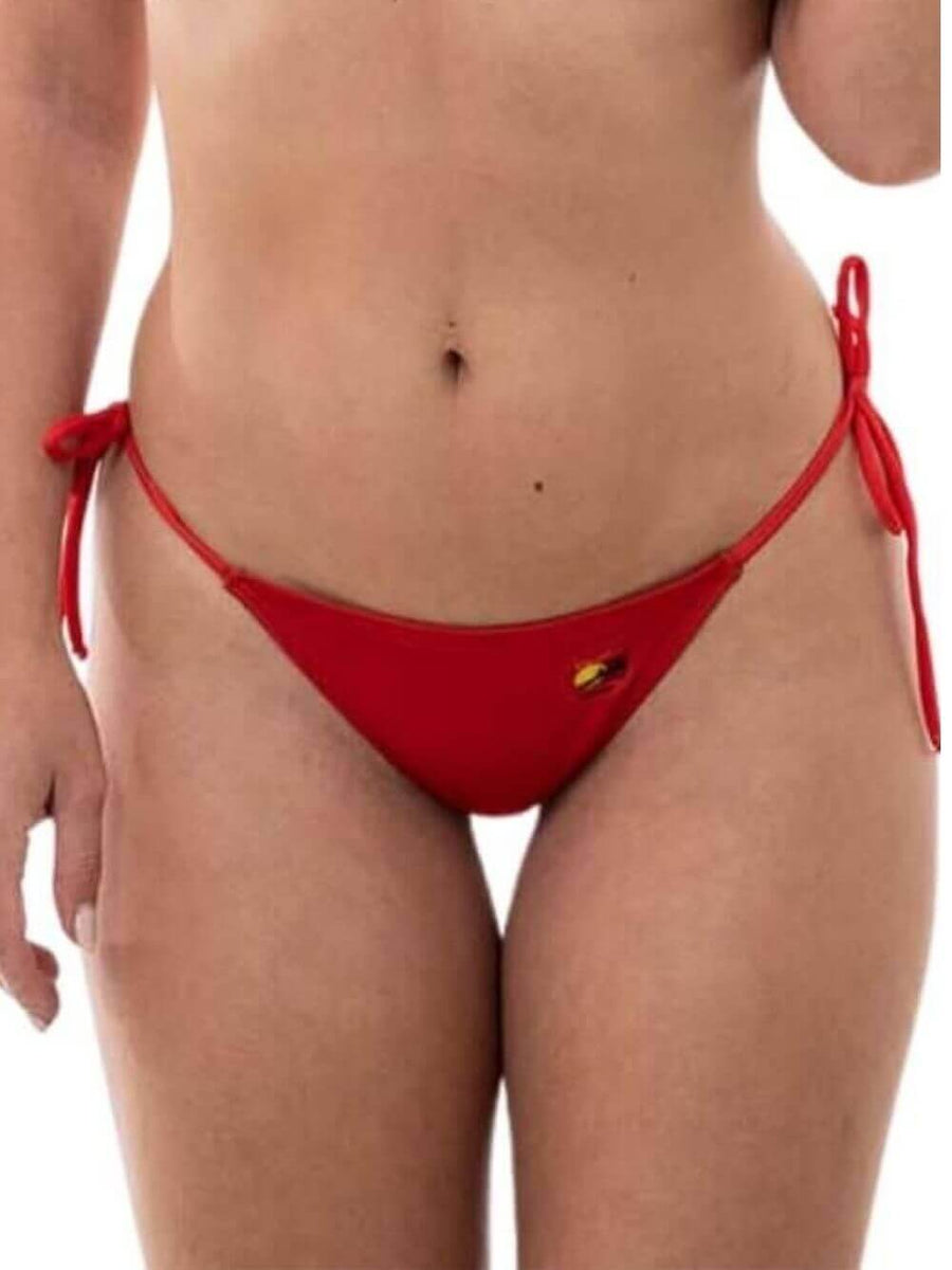 Red g string swimwear on sale