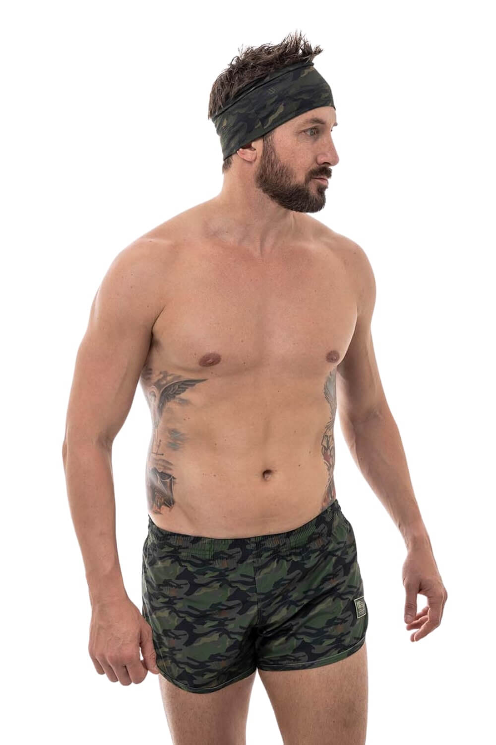 Naked Warrior Jungle Camo Silkies, Men's Ranger Panties- Sunga Life