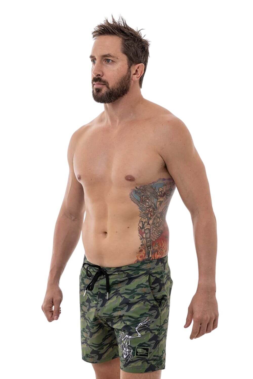 Underwear Native Fit Fusion Unisex Sexy Striped Camo White Forest Green  Brown Commando Conform Body Hugging Briefs Lingerie Boy Shorts Girl -   Norway