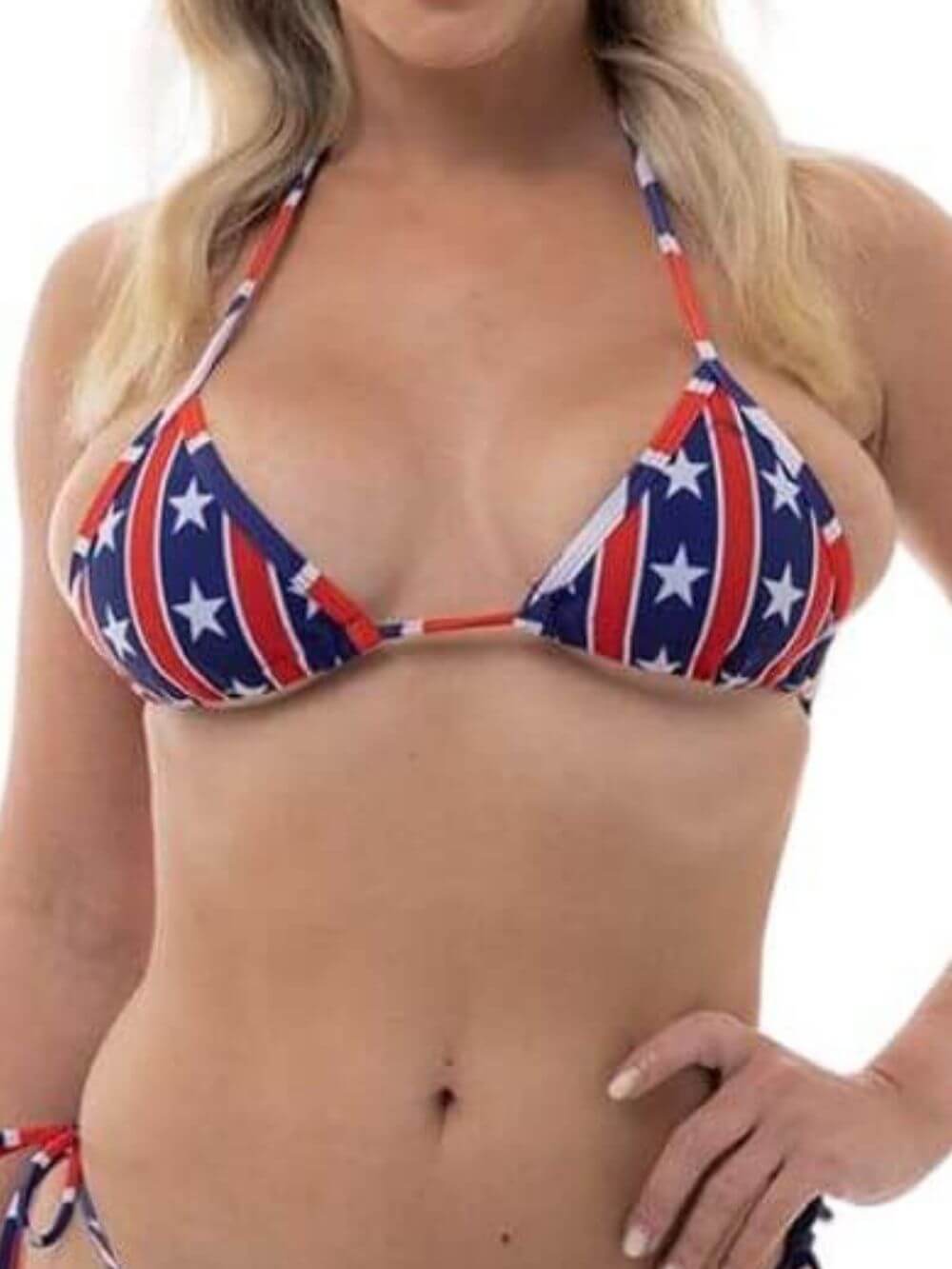 American Flag Thong Bikini 
